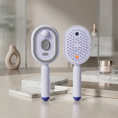 Cepillo Inteligente de Vapor 3 en 1 💧 Hidratación profunda · Masaje relajante · Sin daños