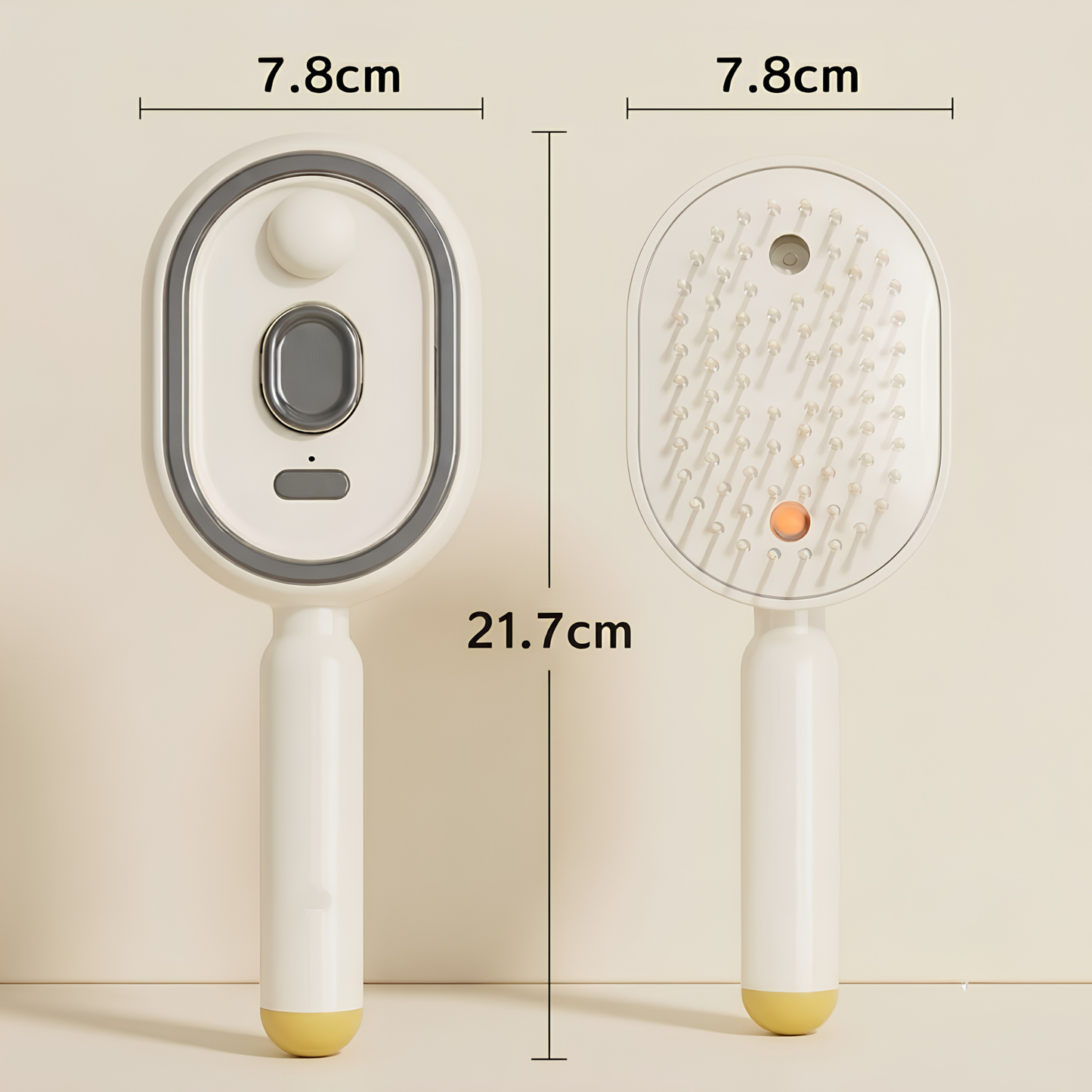Cepillo Inteligente de Vapor 3 en 1 💧 Hidratación profunda · Masaje relajante · Sin daños