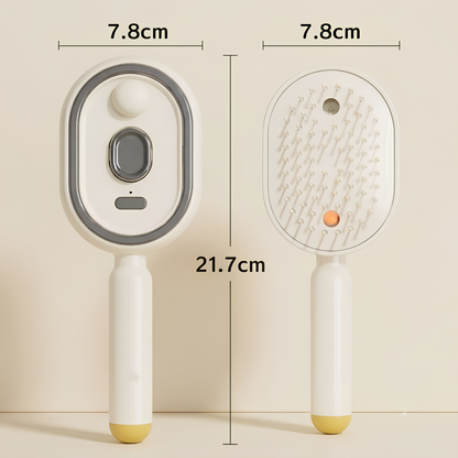 Cepillo Inteligente de Vapor 3 en 1 💧 Hidratación profunda · Masaje relajante · Sin daños
